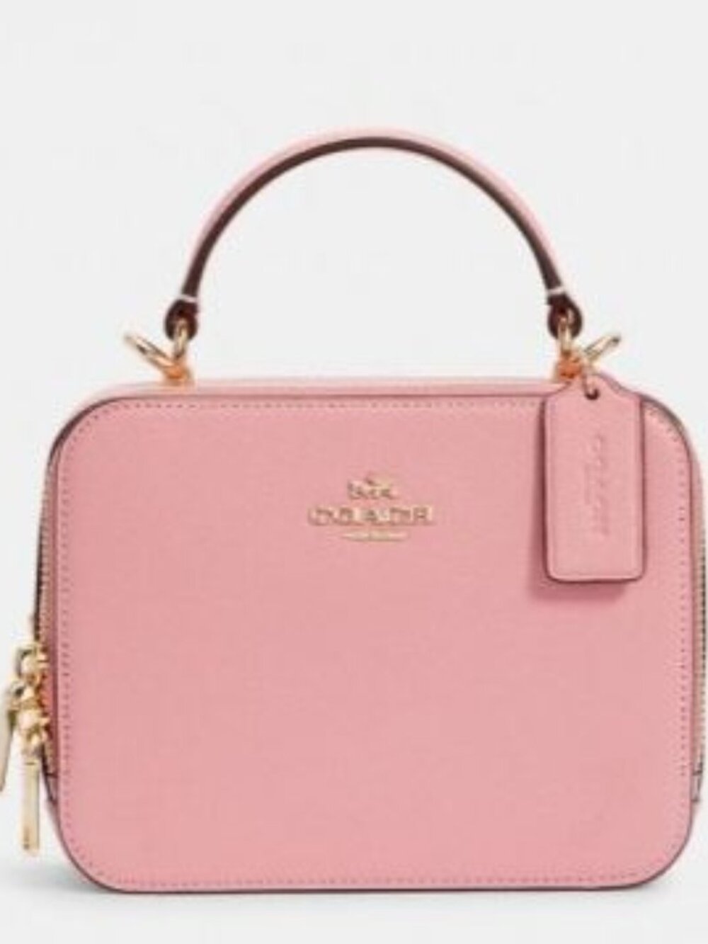 NWT - Coach - Bubble Gum Pink Box Cross Body Purse